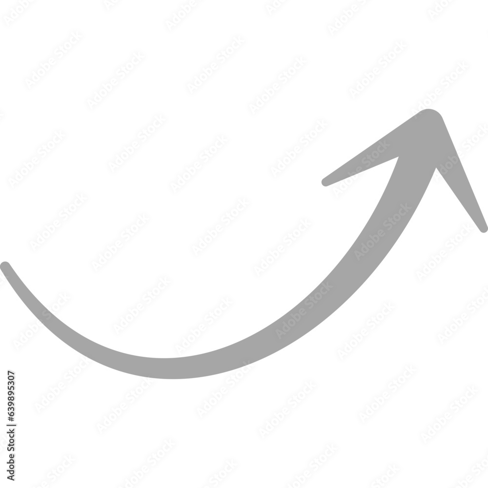 Curved Arrow Element Curved Arrow Element
