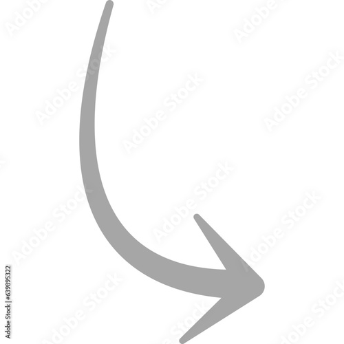 Curved Arrow Element
