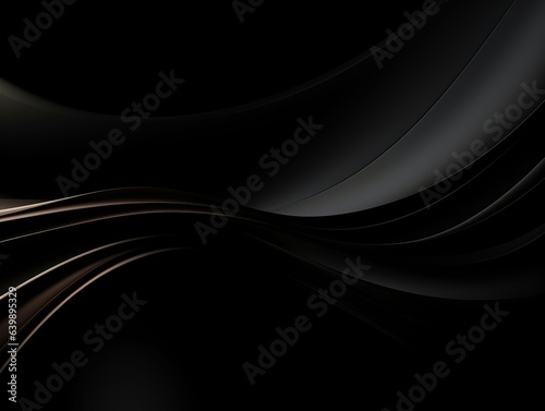 Black background wallpaper with wavy lines