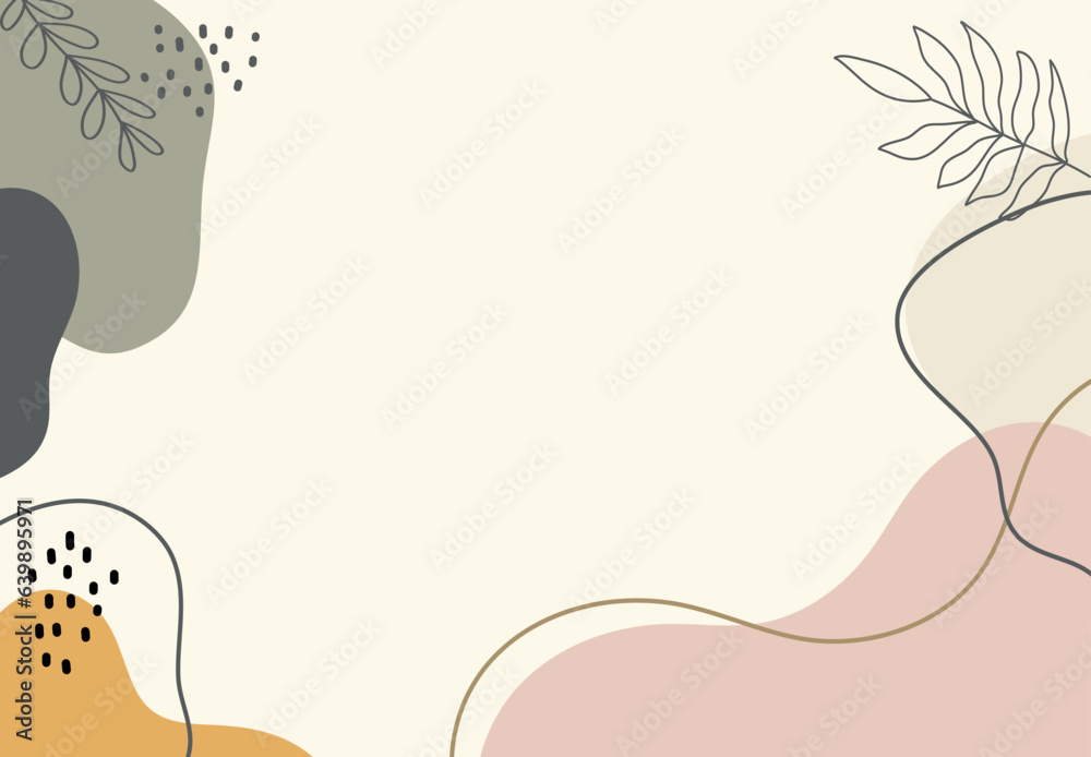 Hand drawn abstract doodle background 