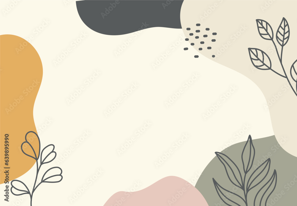 Hand drawn abstract doodle background 