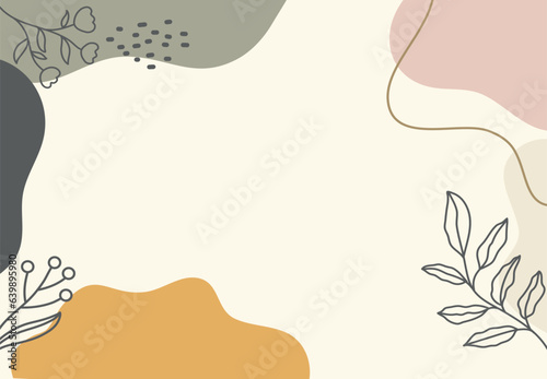 Hand drawn abstract doodle background 