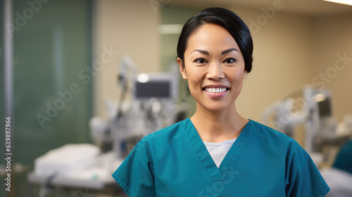 Portrait of a nurse in a hospital