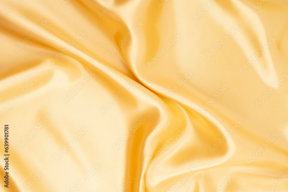 Fototapeta premium The White yellow satin texture that is white silver fabric silk background with beautiful soft blur pattern natural.