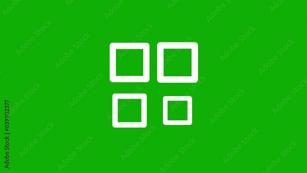 Digital loading or buffering symbol motion graphics with green screen background Digital loading or buffering symbol motion graphics with green screen background