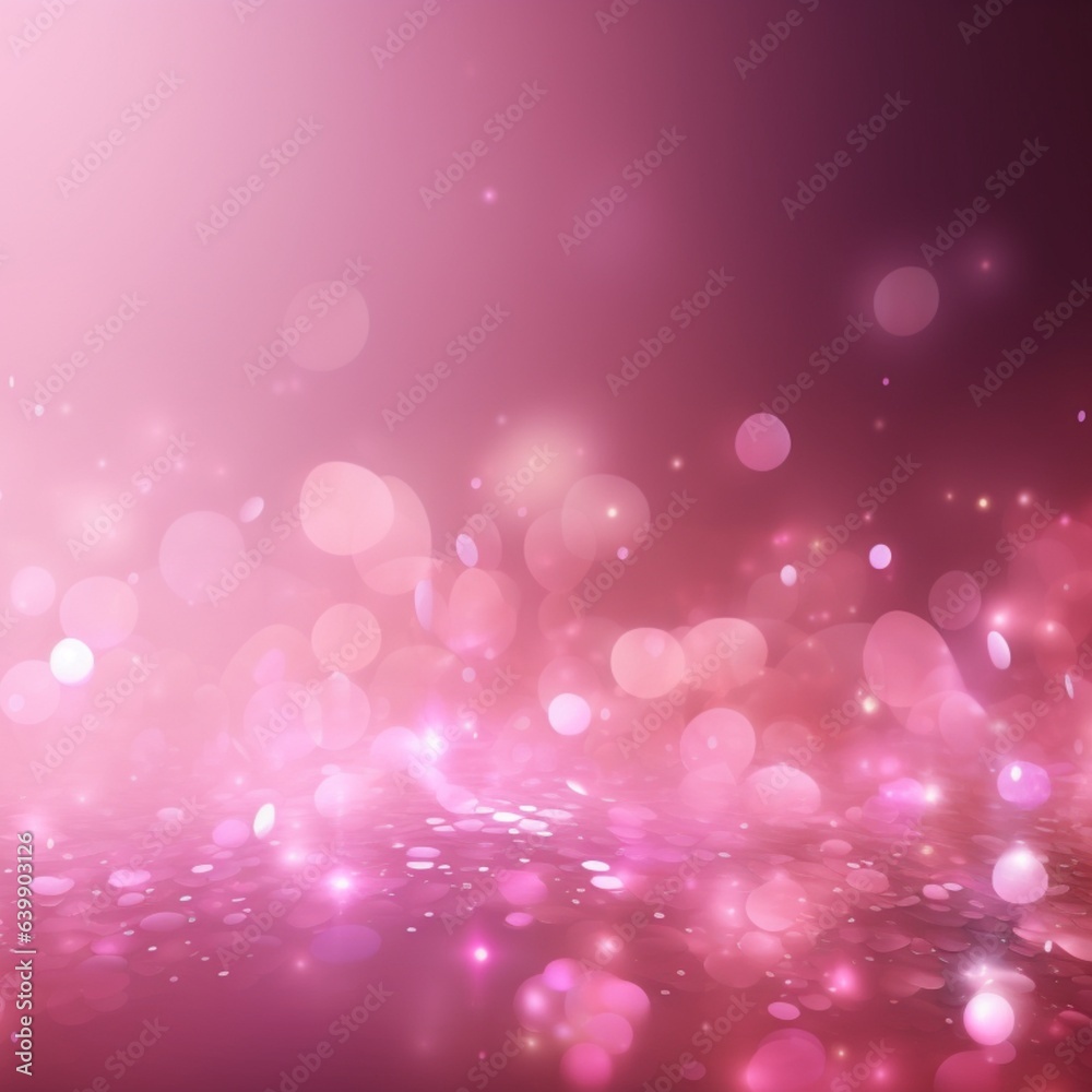 Captivating Brilliance Pink Isolated Glitter Shines and Glistens. Generative AI