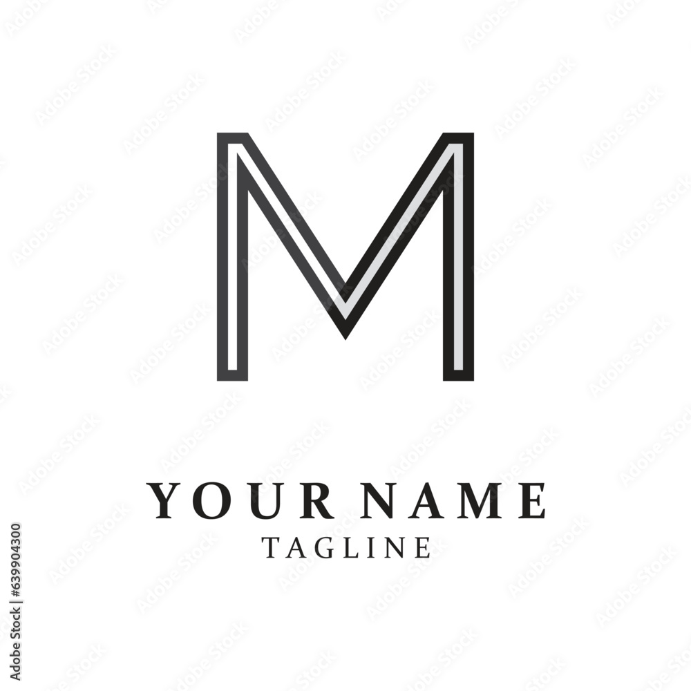 M Letter Logo Template M Letter Logo Template