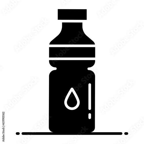 Mineral Water Glyph Icon