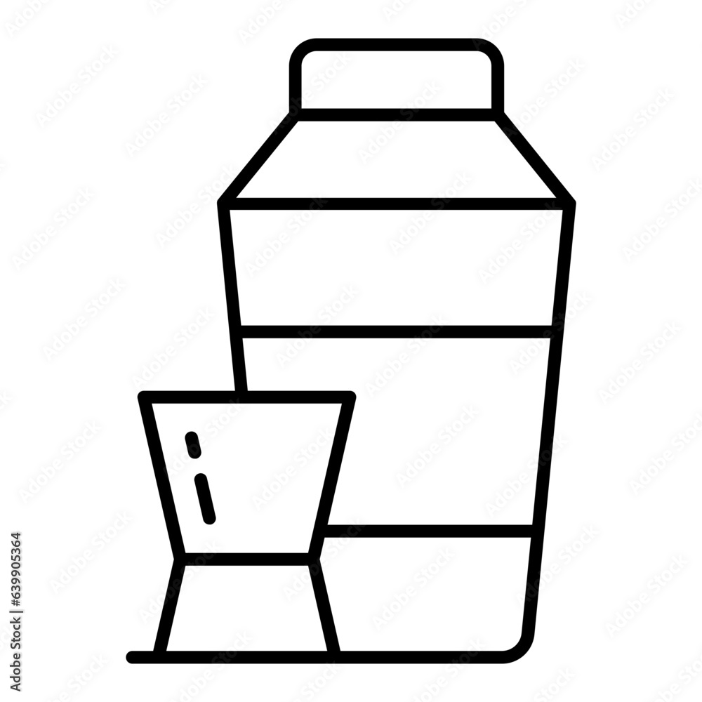 Cocktail Shaker Outline Icon Cocktail Shaker Outline Icon