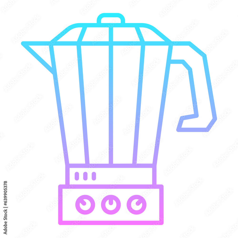 Coffee Maker Gradient Icon