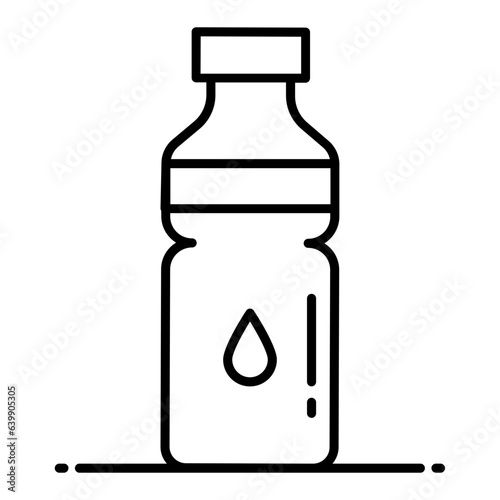 Mineral Water Outline Icon