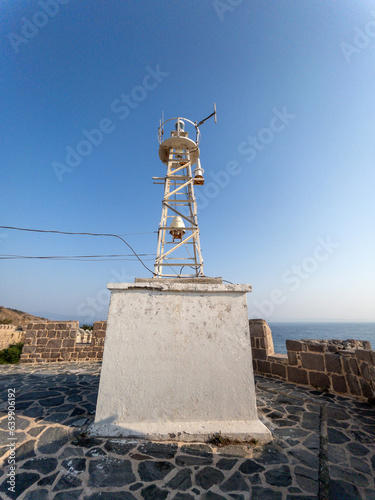 Babakale Light house at the Babakale Castle, Canakkale photo