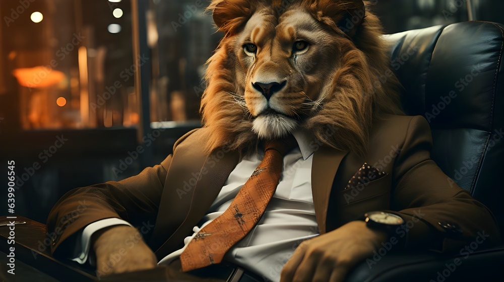 business lion
