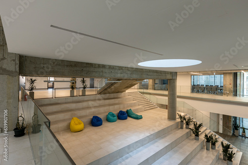 Interior of big office spac...