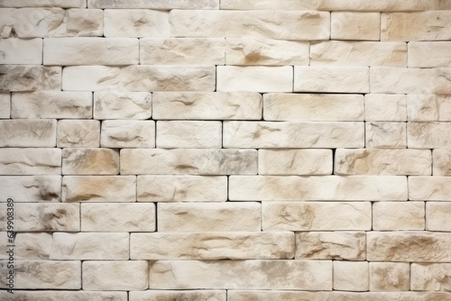 Cream and beige brown brick wall concrete or stone texture