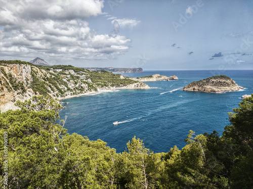 Views from the Mirador de Cap Negre in Javea, Alicante.