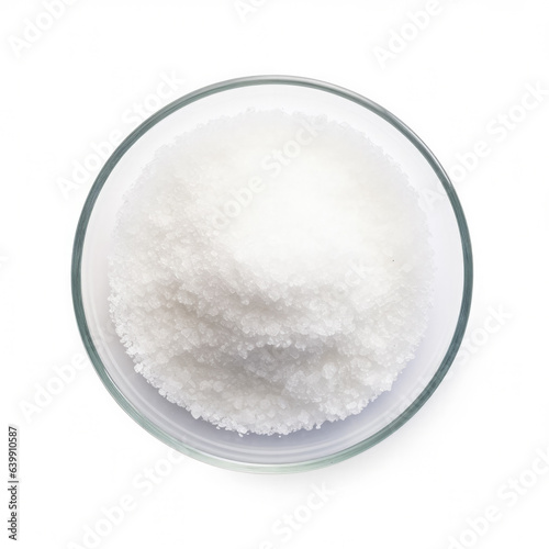 Sucralose isolated on white background top view 