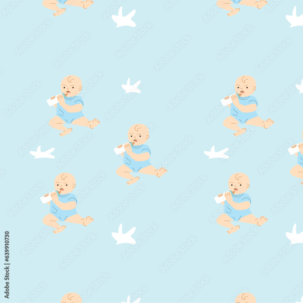 baby background of small boy and kids bottle baby background of small boy and kids bottle