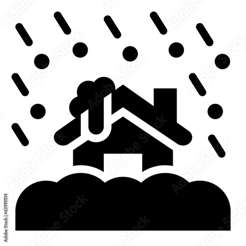 Blizzard outline line icon
