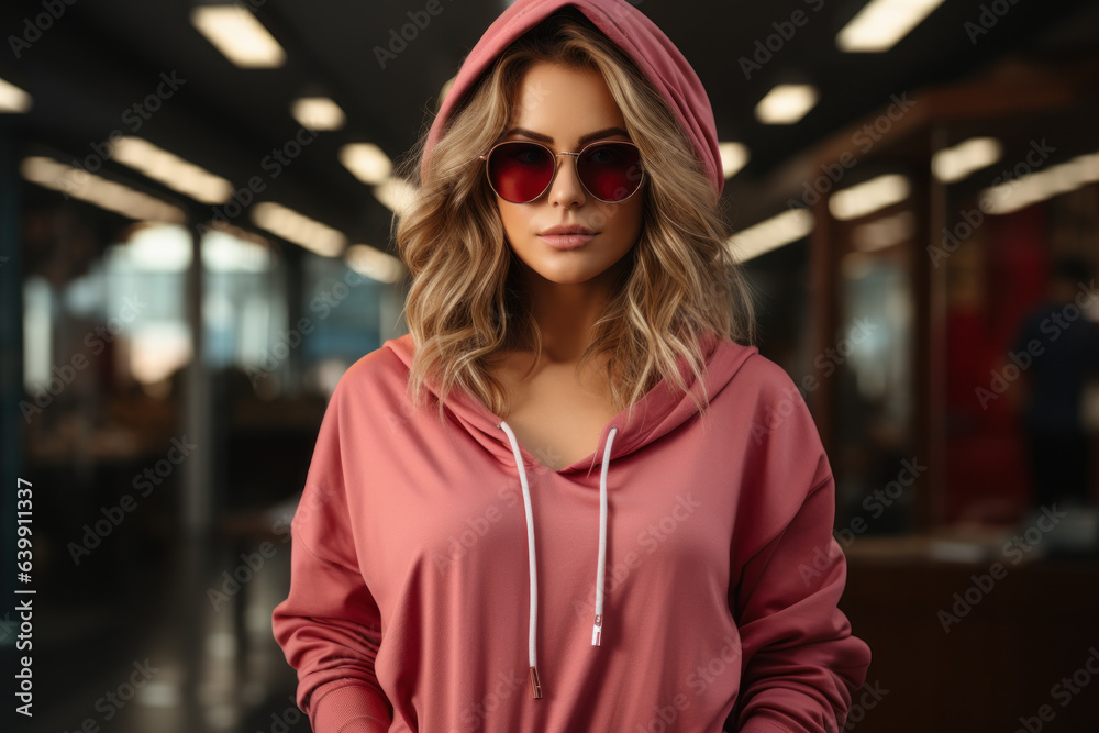 Street Style Chic. Person in a trendy urban outfit, embodying the casual yet fashionable aesthetic of street style. Generative Ai.