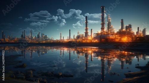 factory, industry, construction, futuristic, pipe, industrial building, gas, facility, system, structure. background image is factory and industry, there have large pipe, gas from that pipe into sky. © Day Of Victory Stu.
