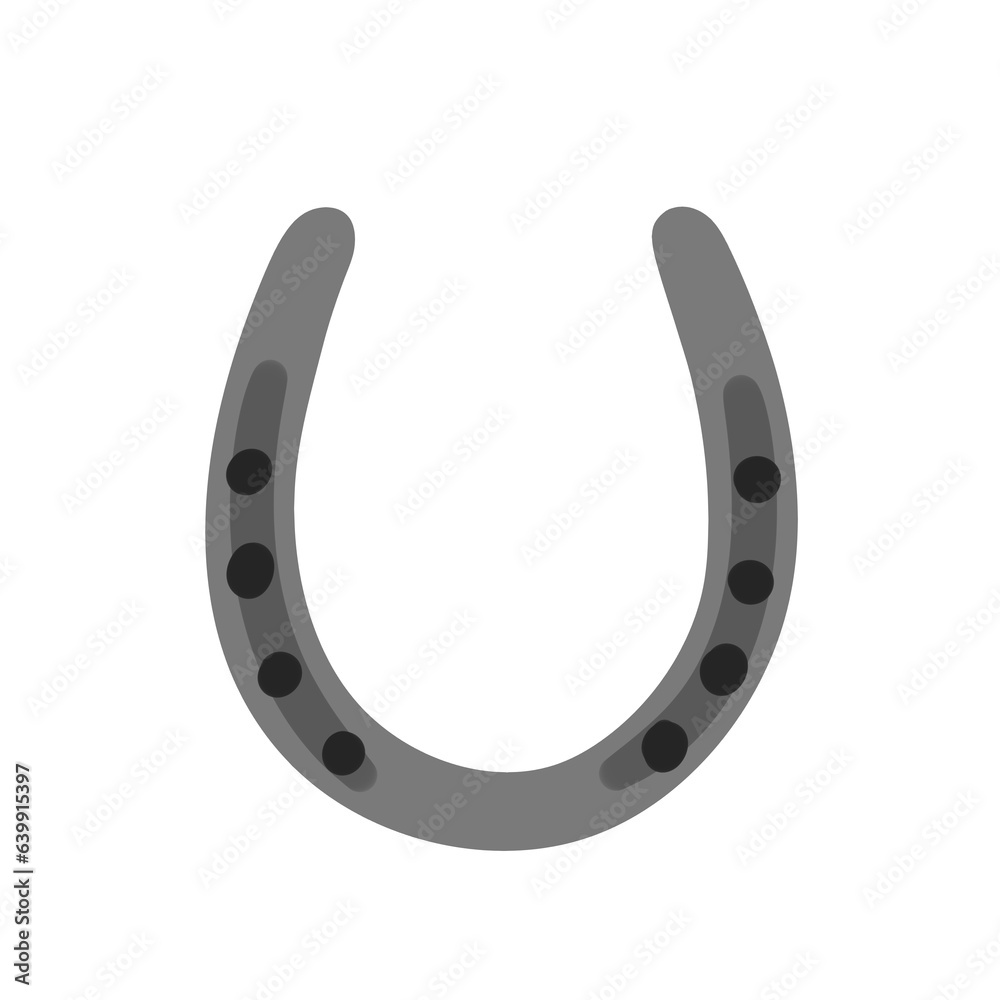 horseshoe isolated on white horseshoe isolated on white
