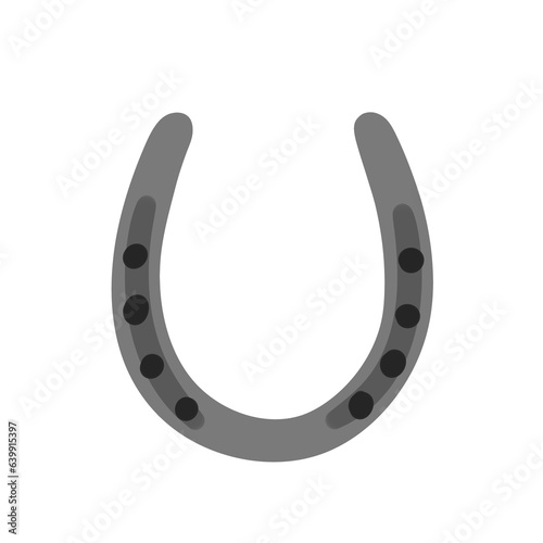 horseshoe isolated on white