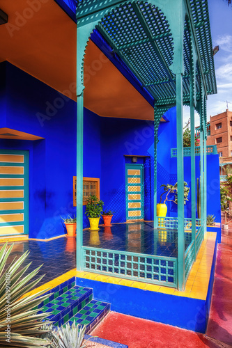 Yellow and Blue, Majorelle Garden, Marrakech, Morocco