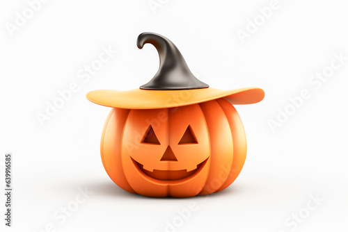 Pumpkin, on white isolated background © ppplasterz