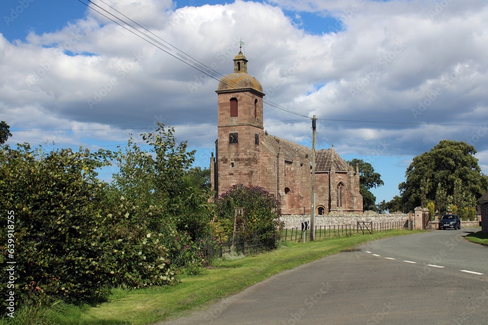 St Mary's Church or Kirk of Steill, Ladykirk, Berwickshire, Scottish Borders.