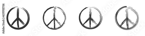 Pacific grunge symbol. Vector illustration. © Burbuzin
