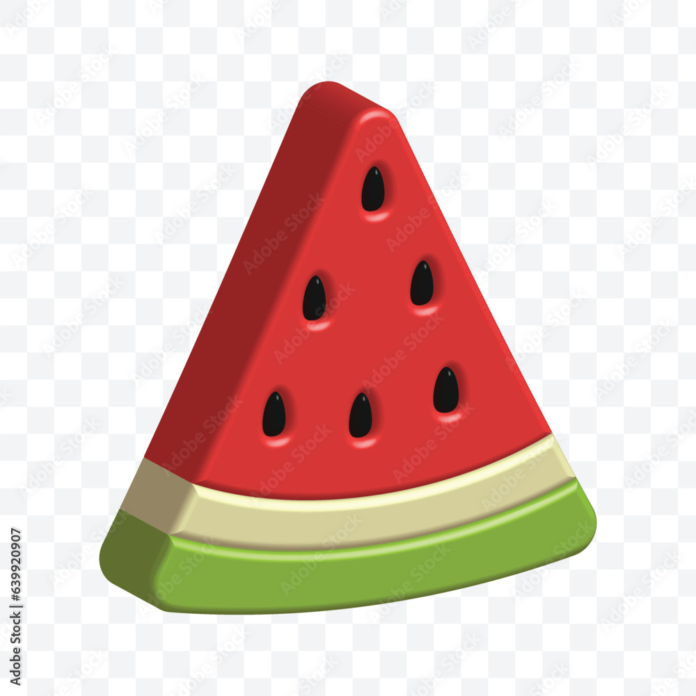Slice of red Watermelon clip art collection, vector, icons isolated on transparent background Slice of red Watermelon clip art collection, vector, icons isolated on transparent background