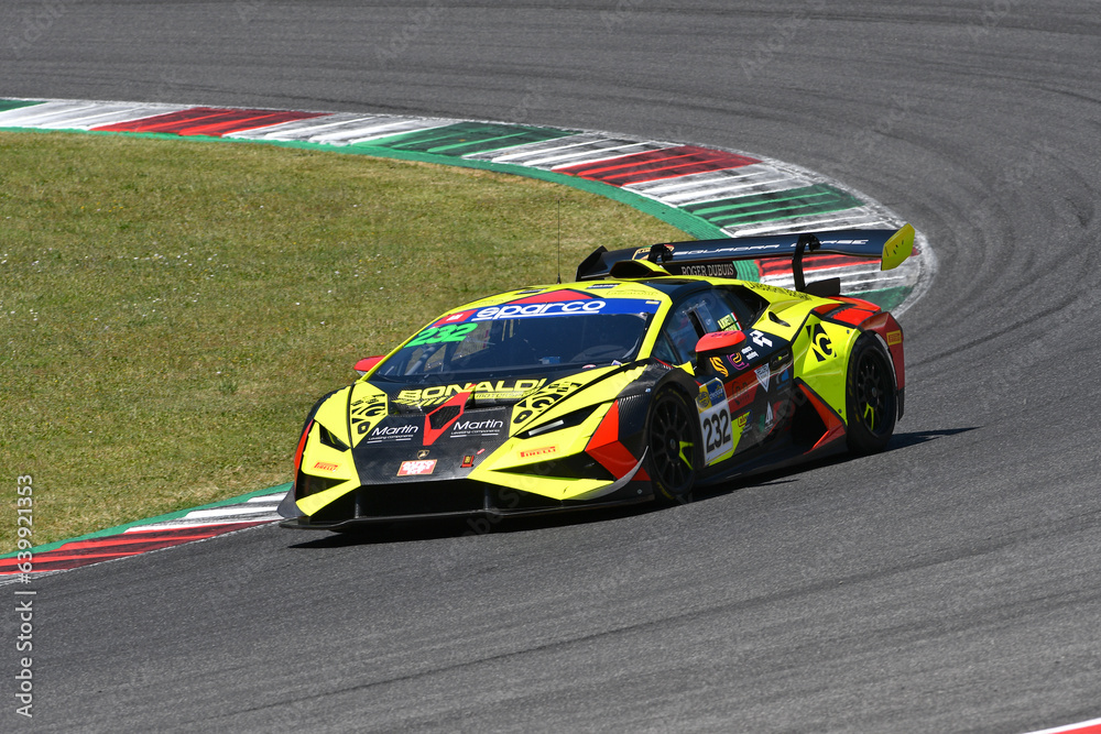 Scarperia, 7 July 2023: Lamborghini Huracan SuperTrofeo of Team BONALDI ...