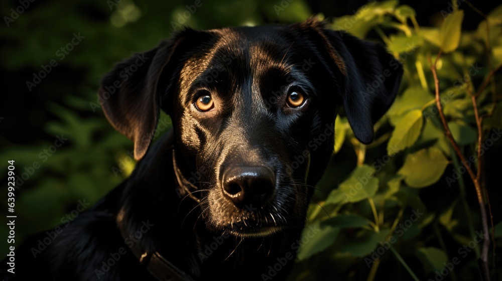 black labrador retriever in park black labrador retriever in park