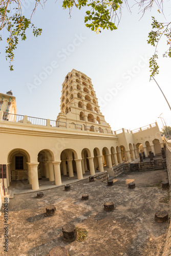 Old Maratha Palace in Thanjavur,Vijaynagar Fort Tamil Nadu, India. One of the tourist destinations of historical importance in Thanjavur. photo