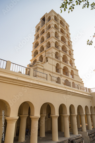 Old Maratha Palace in Thanjavur,Vijaynagar Fort Tamil Nadu, India. One of the tourist destinations of historical importance in Thanjavur. photo