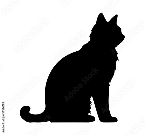 猫のシルエット