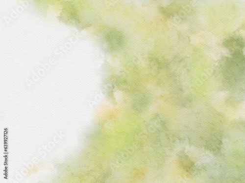 Watercolor background green