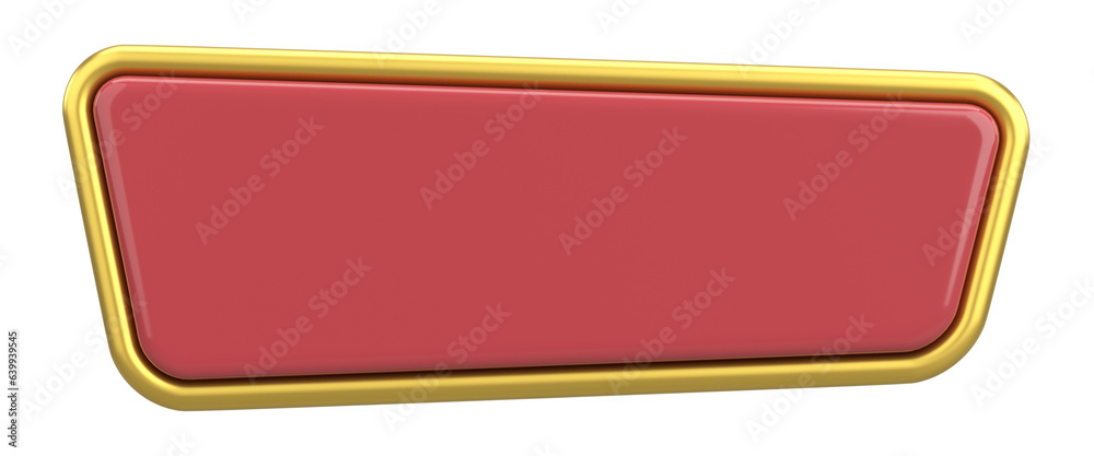 3D button. Empty button. 3D illustration. 3D button. Empty button. 3D illustration.