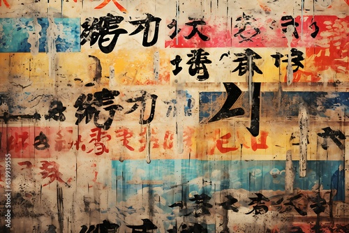 Elegant Kanji Characters: Japanese Calligraphy Art