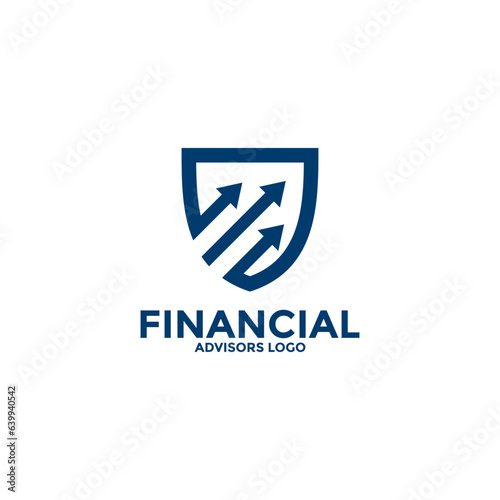 Creative Financial and investment Logo vector, Modern Finance Advisors logo design template
