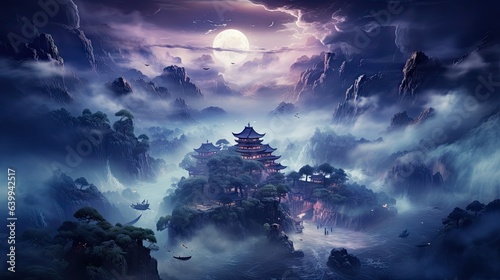 Whimsical Horizons A Digital Odyssey of Serenity - generative ai