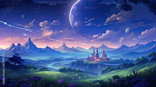 Whimsical Horizons A Digital Odyssey of Serenity - generative ai