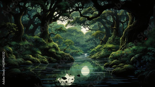 Whimsical Horizons A Digital Odyssey of Serenity - generative ai