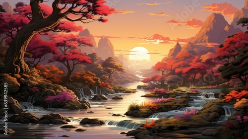 Whimsical Horizons A Digital Odyssey of Serenity - generative ai