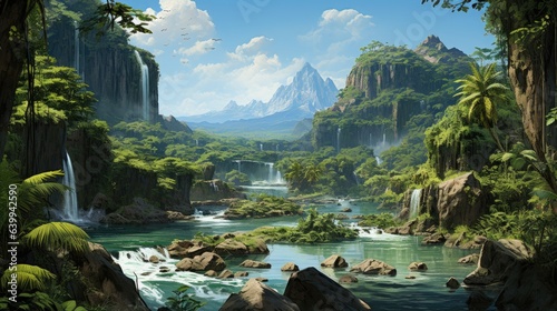 Whimsical Horizons A Digital Odyssey of Serenity - generative ai