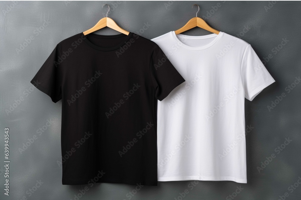 White and black t shirt White and black t shirt
