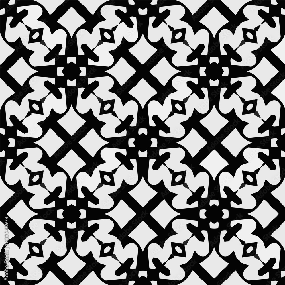 White background with black pattern. Seamless texture for fashion, textile design, on wall paper, wrapping paper, fabrics and home decor. Simple repeat pattern.
White background with black pattern. Seamless texture for fashion, textile design, on wall paper, wrapping paper, fabrics and home decor. Simple repeat pattern.