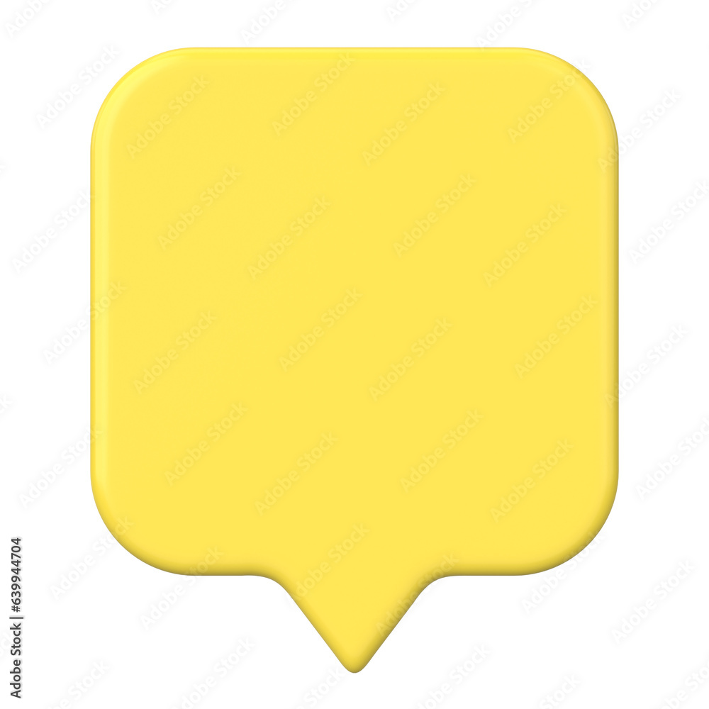 Speech bubble. Chat bubble. 3D illustration. Speech bubble. Chat bubble. 3D illustration.