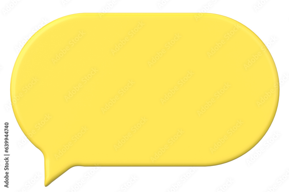 Speech bubble. Chat bubble. 3D illustration. Speech bubble. Chat bubble. 3D illustration.